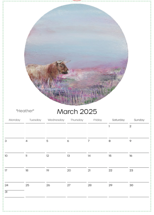 2025 Art Calendar