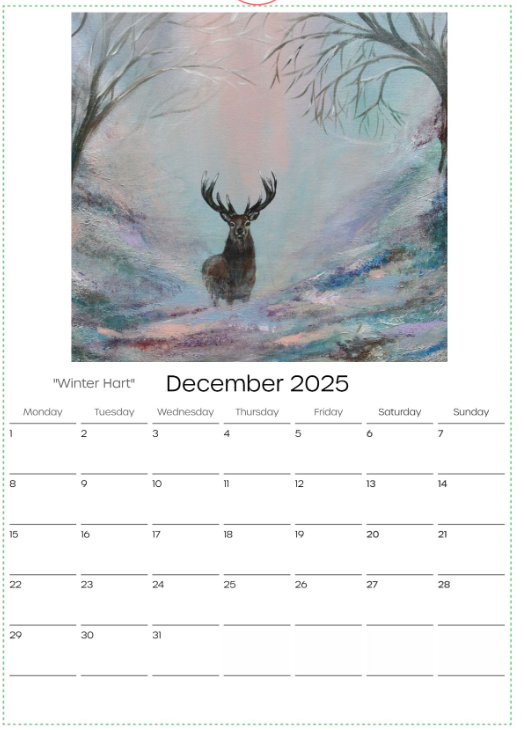 2025 Art Calendar